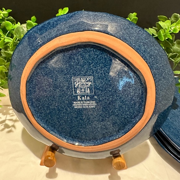 4 Tabletops Gallery”KALA" Midnight Blue Large Platter -10” Dishwasher-Oven-Micro - Picture 5 of 9